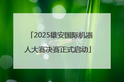 2025雄安国际机器人大赛决赛正式启动