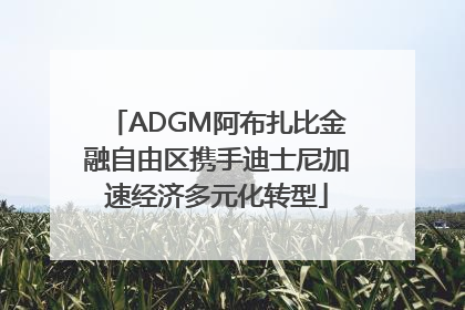 ADGM阿布扎比金融自由区携手迪士尼加速经济多元化转型